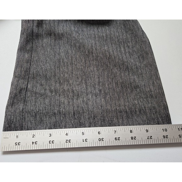 Ann Taylor LOFT Gray Original Fit‎ Women's stretch Pants Size 14 Wide leg - Picture 6 of 13